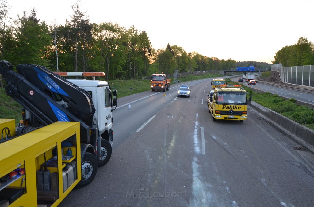 VU LKW umgestuerzt A 3 Rich Oberhausen Hoehe AS Koeln Koenigsforst P022.JPG - Miklos Laubert